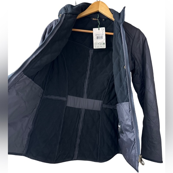 BARBOUR Calvary Polarquilt Jacket -  Navy - Picture 6 of 7